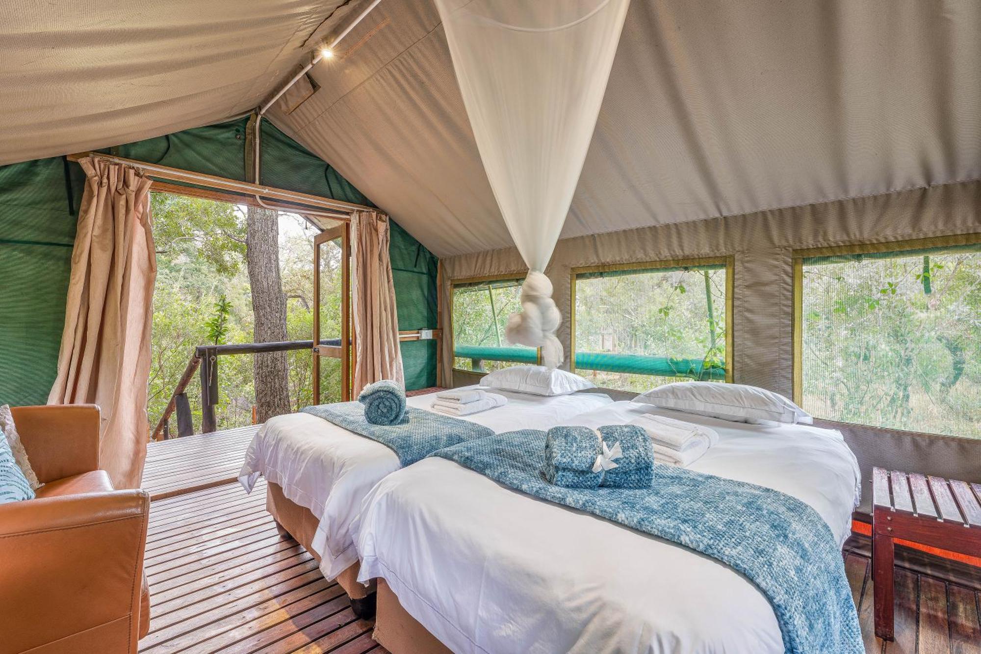 Ndzhaka Tented Camp Manyeleti Game Reserve Bagian luar foto